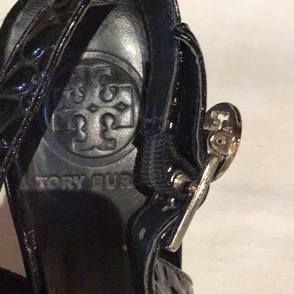 Vintage-circa 1980’s Tory Burch peep toe heels - Picture 3 of 6